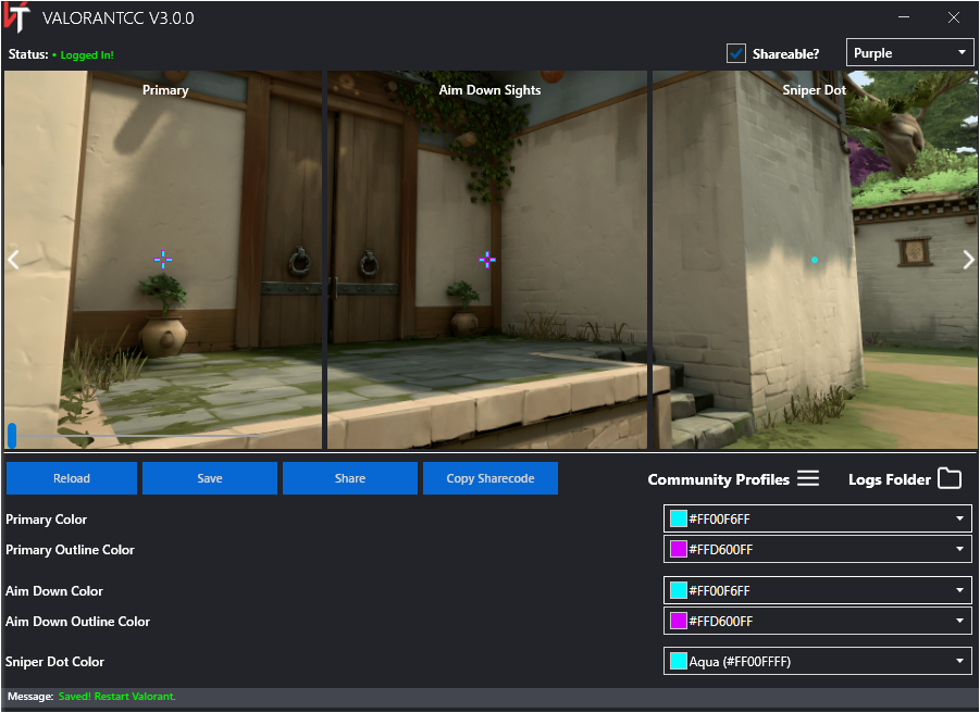 ValorantCC: Desktop Application